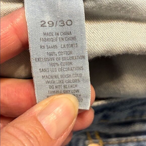 American Eagle Y2K Men’s Low Loose Blue Jeans, 29 x 30 - Picture 8 of 8